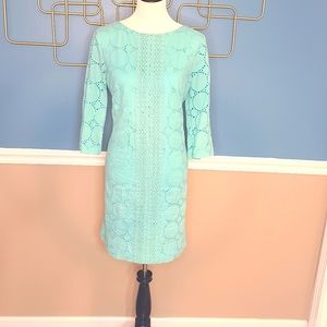 Mint green midi dress size 14